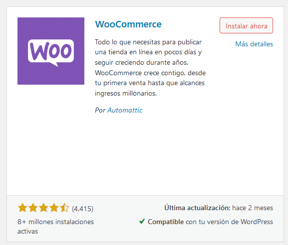 Instalar woocommerce en wordpress Instalar woocommerce en wordpress