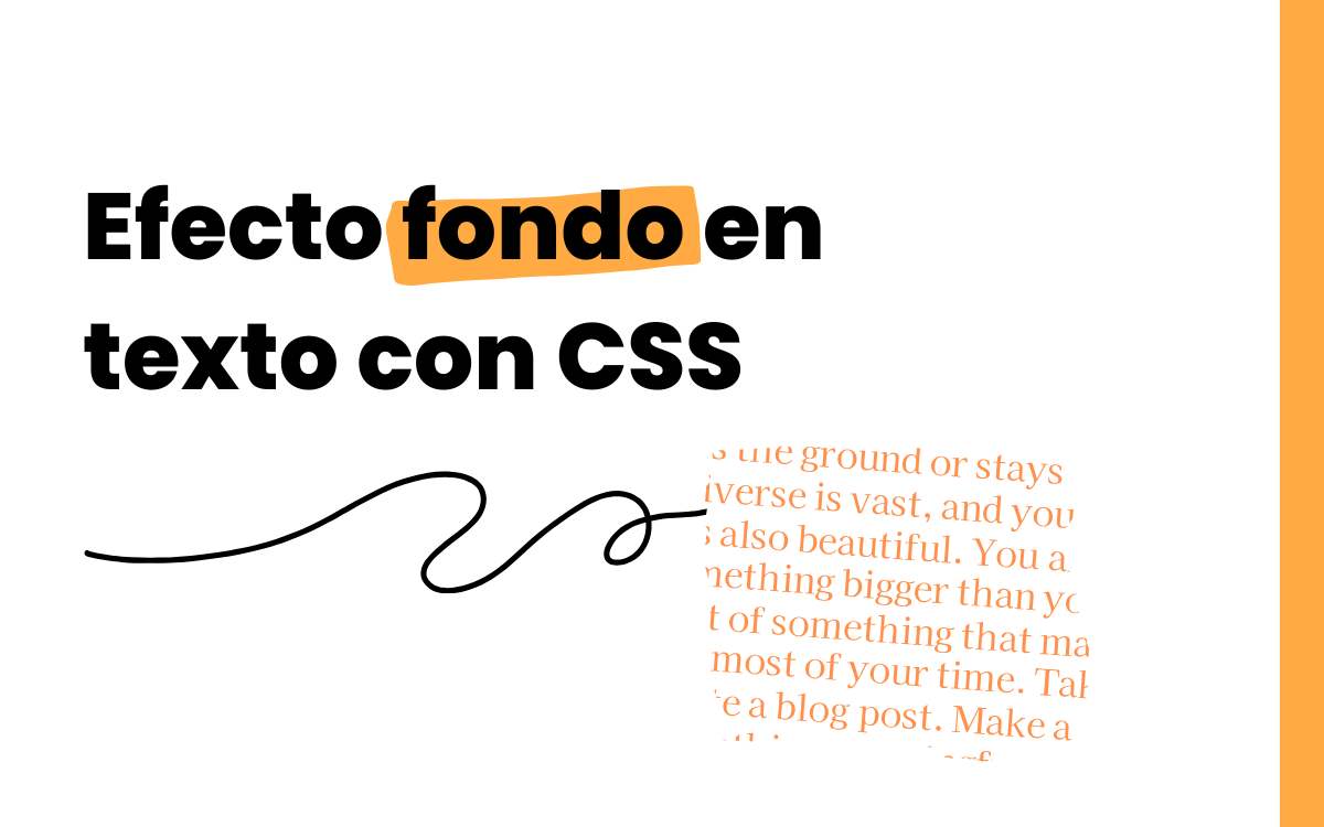 Tutorial fondo de texto con CSS
