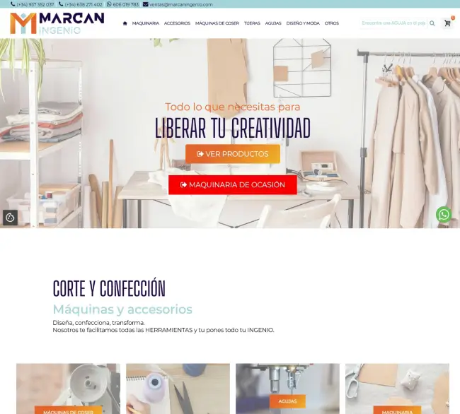 Tienda online en Prestashop + Elementor